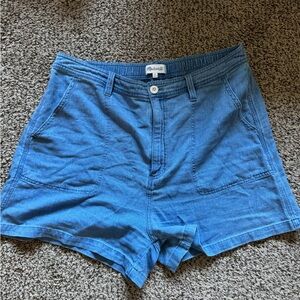 Madewell High Waist Denim Blue Shorts